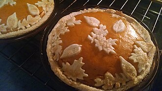 Pie, sweet potato