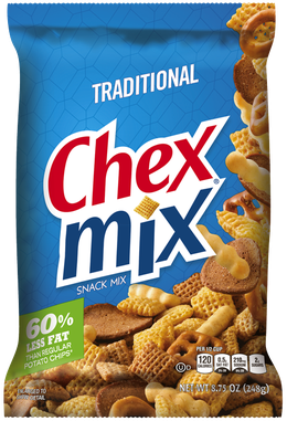 Snack mix, plain (Chex Mix)