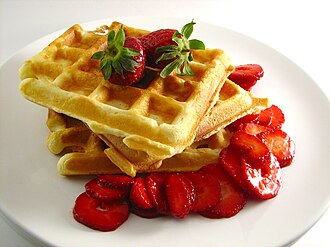 Waffle, plain
