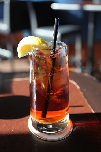 Tea, iced, bottled, black