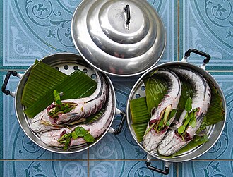 Fish, cooked, as ingredient