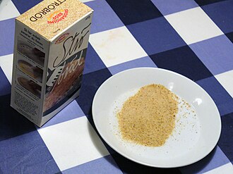 Breading or batter as ingredient in food