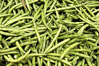 Green beans, cooked, as ingredient