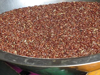 Rice, red, unenriched, dry, raw